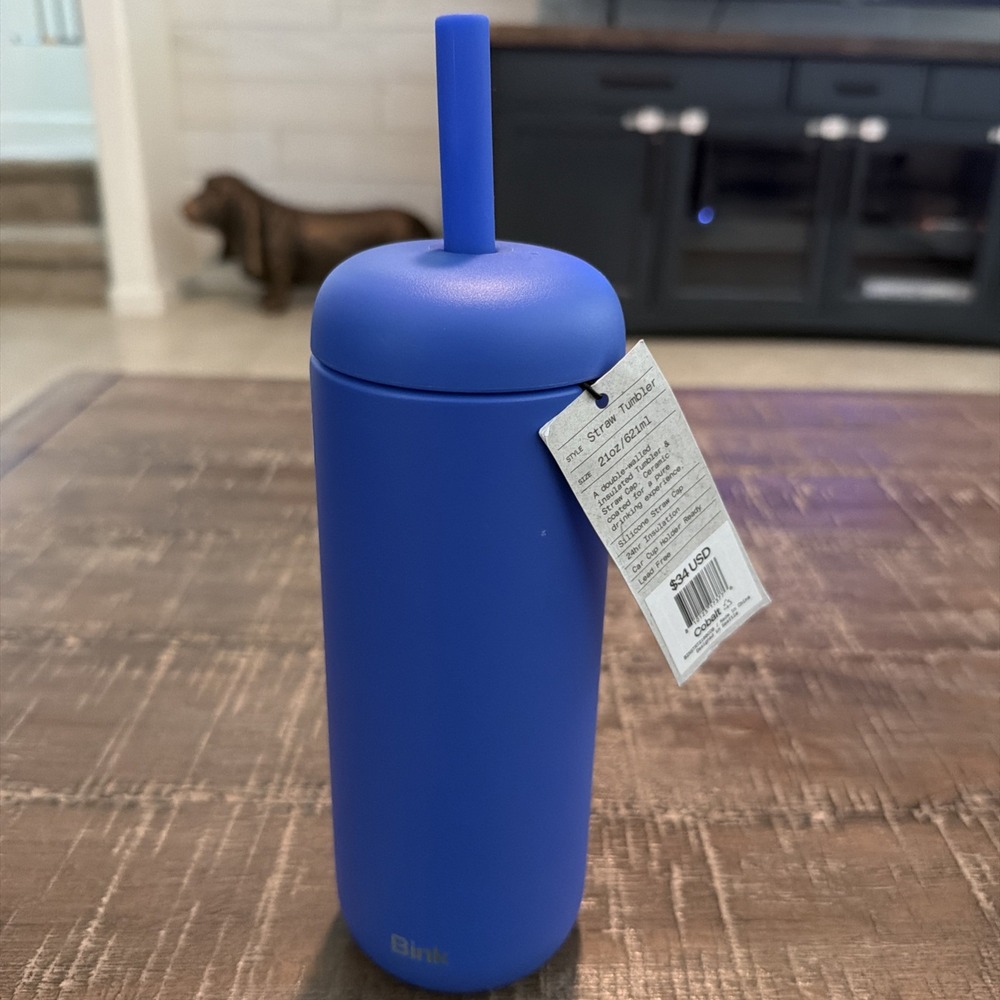 Bink 21oz Straw Tumbler Cobalt Blue